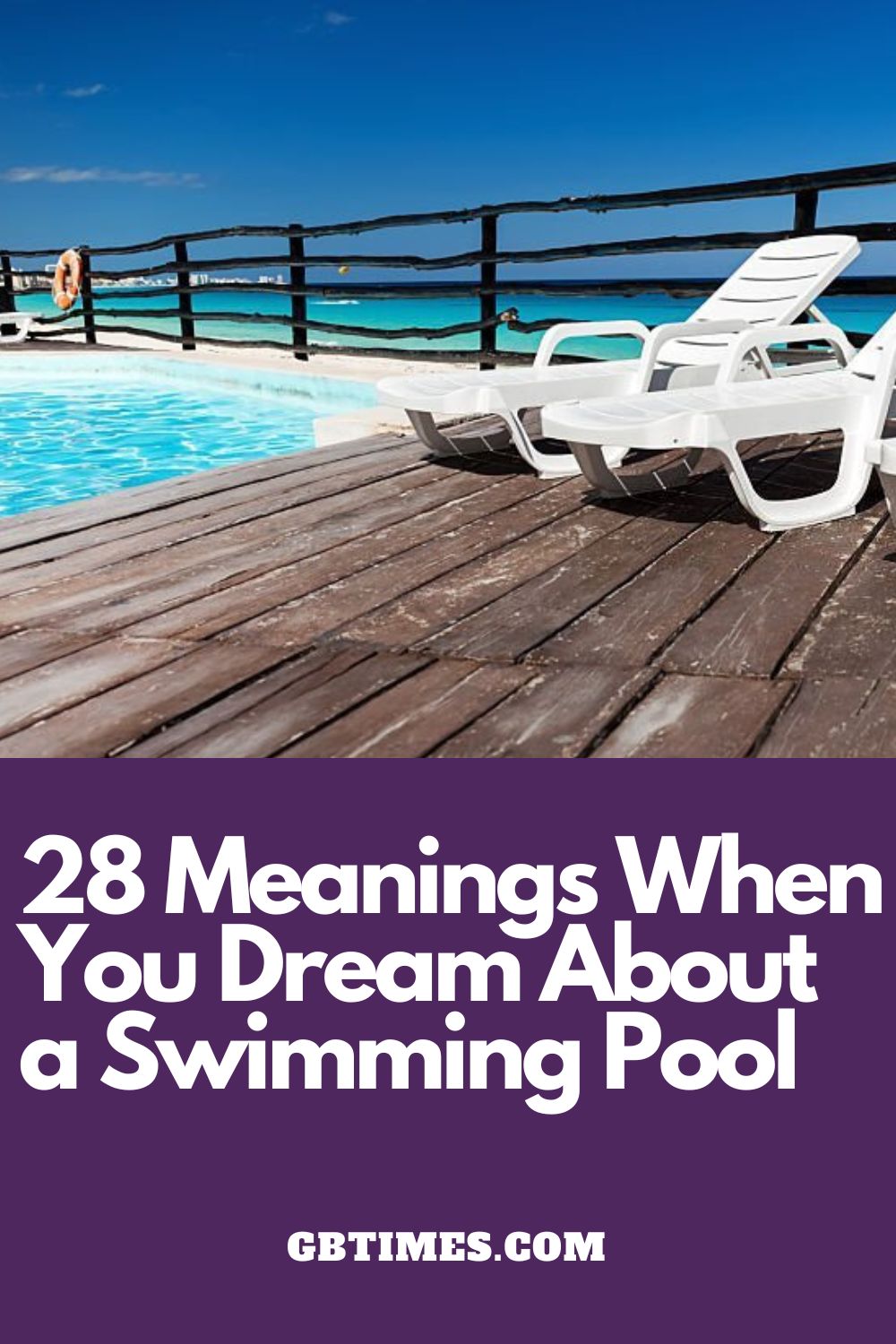 Meanings When You Dream About a Swimming Pool