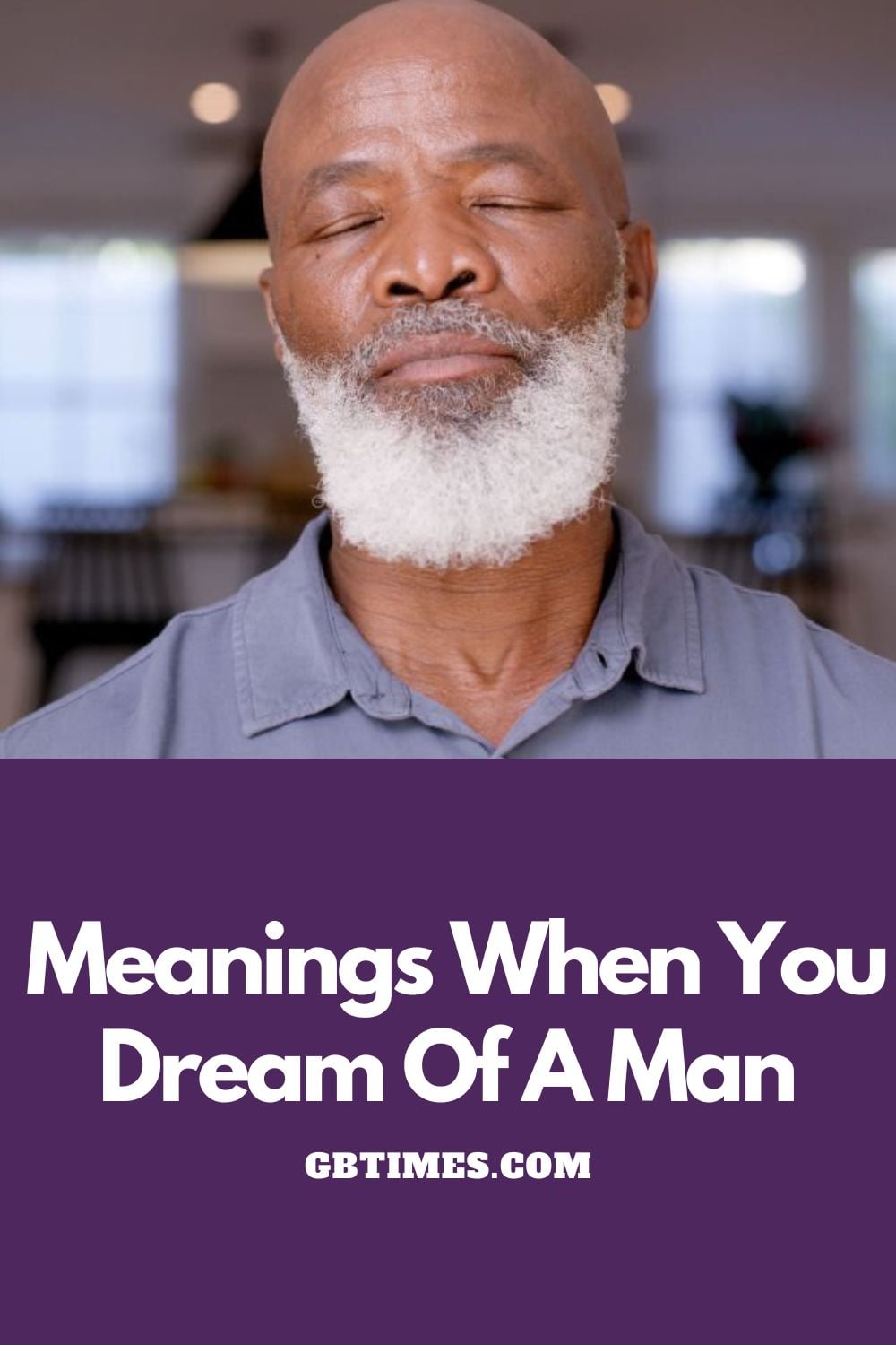 What does a man in dreams mean?