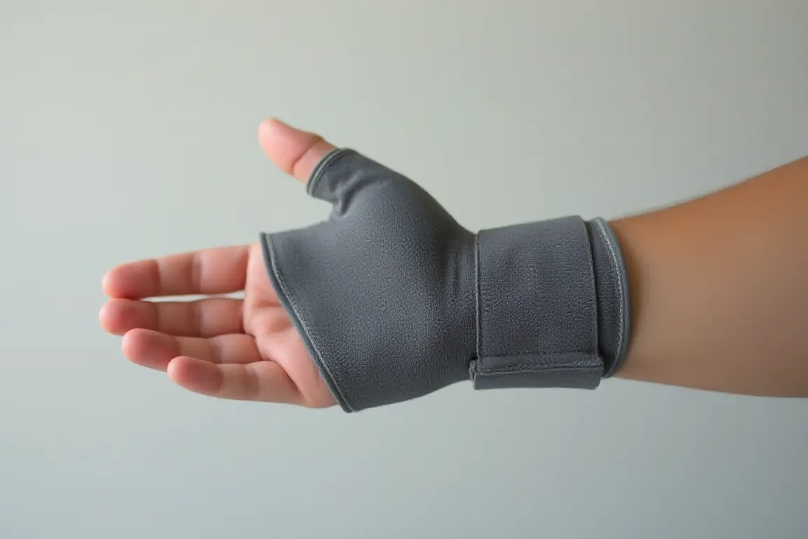 Wrist brace providing comfortable support for carpal tunnel symptoms and wrist pain
